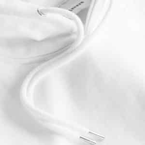 CASUAL WHITE HOODIE - Billede 3