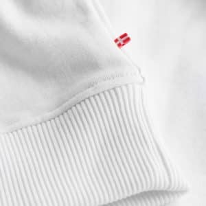 CASUAL WHITE HOODIE - Billede 4