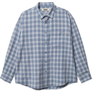 JUNG DOBBY LIGHT BLUE SKJORTE L/S