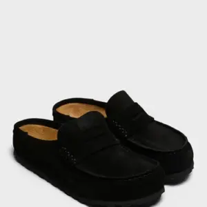 NAPLES BLACK SUEDE SANDAL/SKO