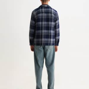 WHITING WEAVE NAVY OVERSHIRT - Billede 4