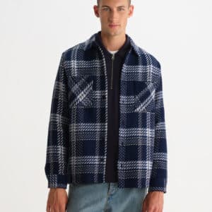 WHITING WEAVE NAVY OVERSHIRT