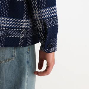 WHITING WEAVE NAVY OVERSHIRT - Billede 3
