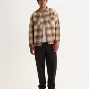 WHITING CHECK NATURAL OVERSHIRT
