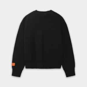 KNIT BLACK OVERSIZED STRIK